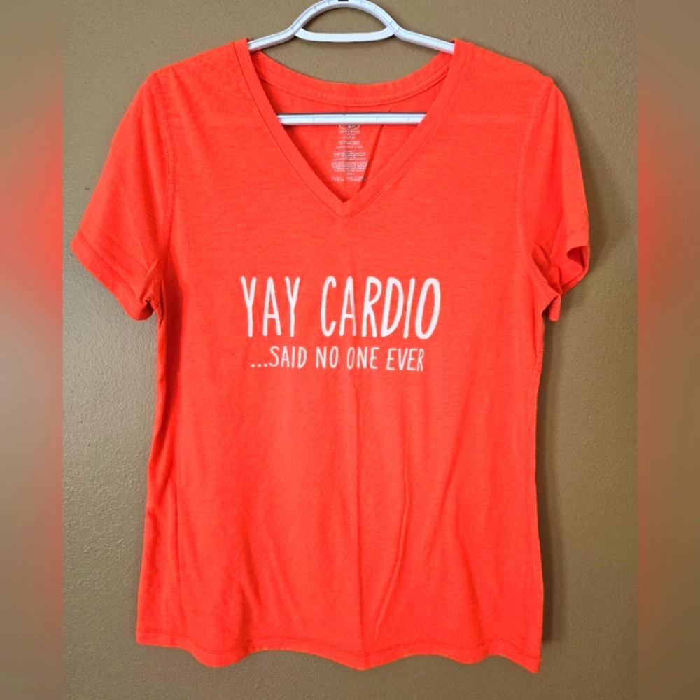 Athletic Works Orange Short Sleeve Tee
